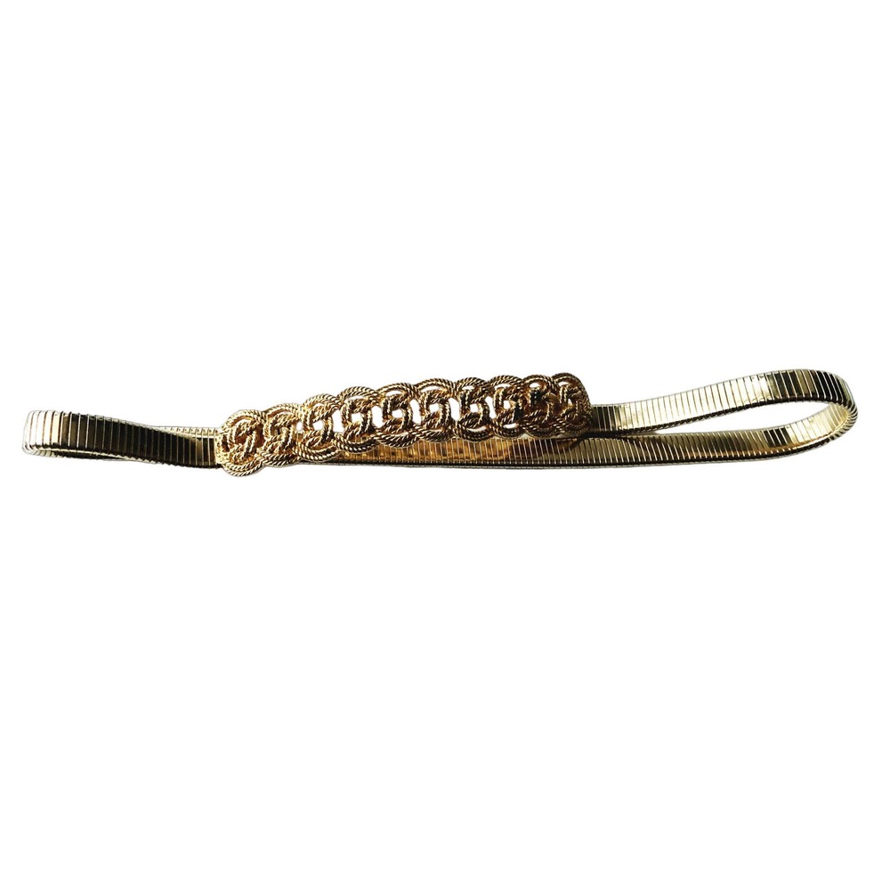 Gold Plated Chain Design Stretchable Belt B81